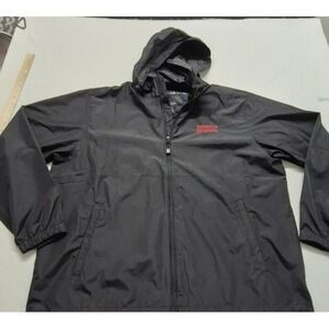Men's North End Lightweight Parka‎ Jacket With Maker's Mark Logo XL BLACK